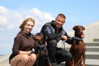 Serbian Star Von Masterhof & Grace with Michael Bjönson and Eva from the music video Out Of Control